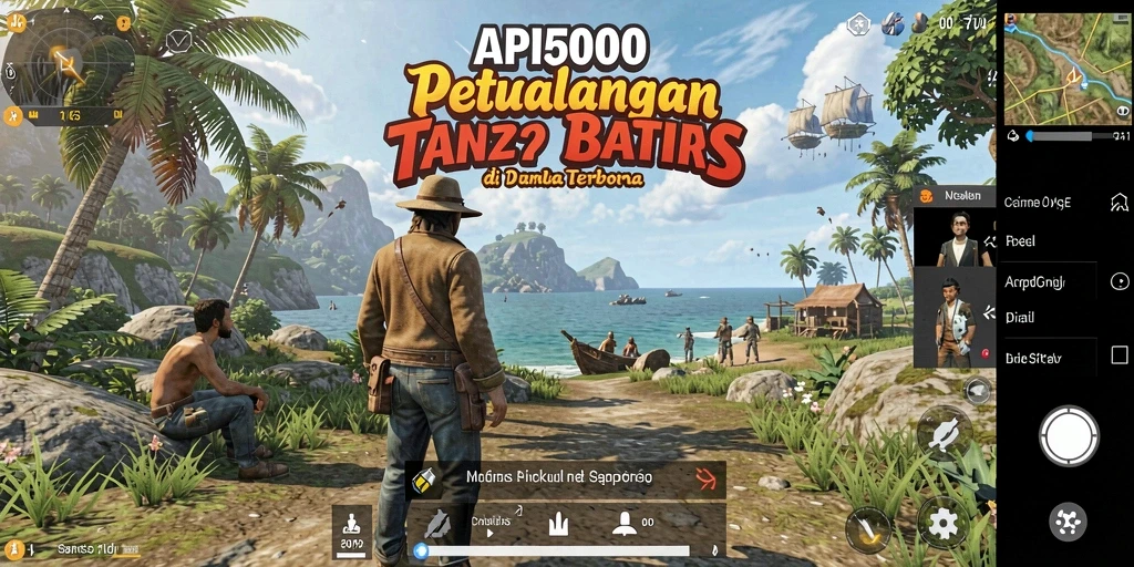 Gameplay mendalam dan menakjubkan dalam dunia Open World API5000.