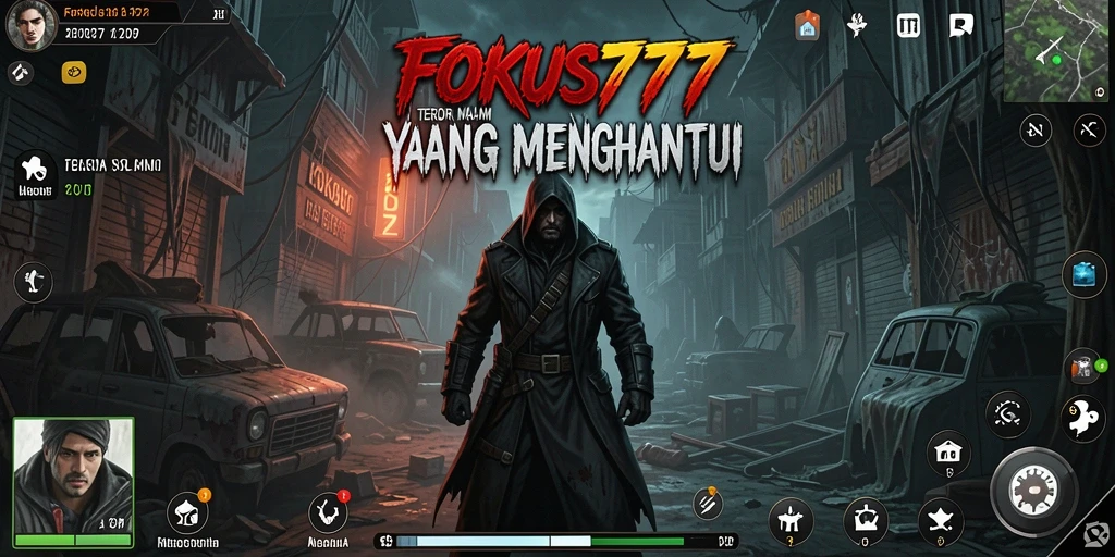 Tampilan gameplay yang menegangkan di FOKUS777.