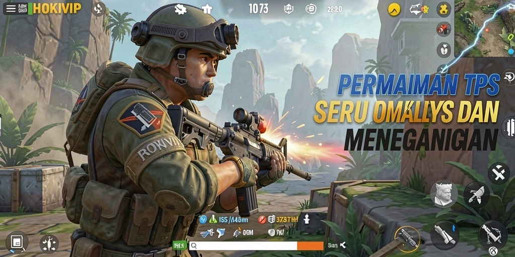 Tampilan gameplay HOKIVIP yang intens dan seru.