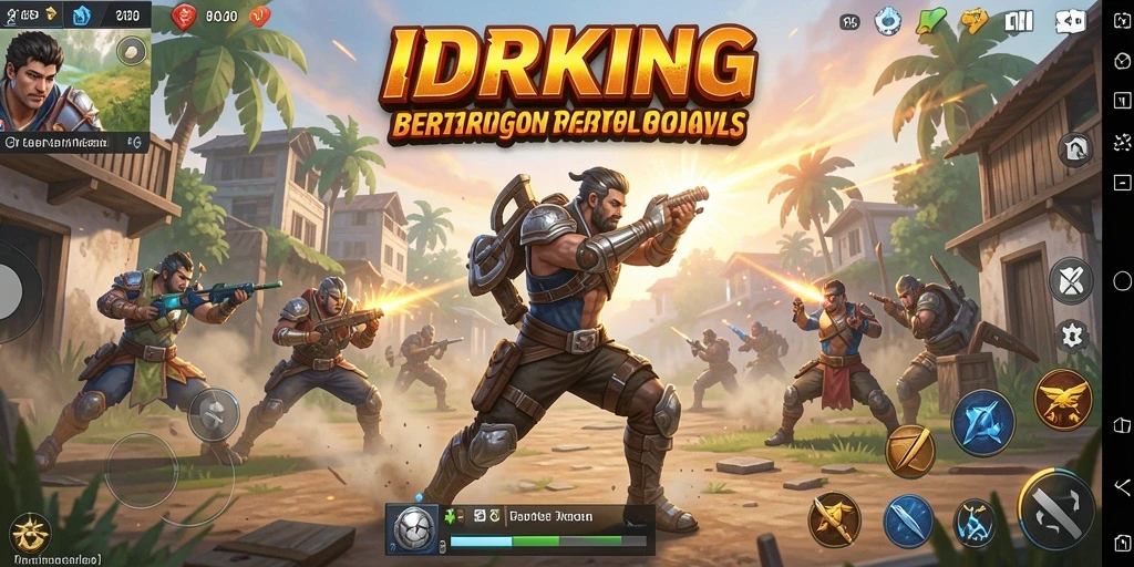 Gameplay seru dan adrenalin tinggi dalam IDRKING Battle Royale.