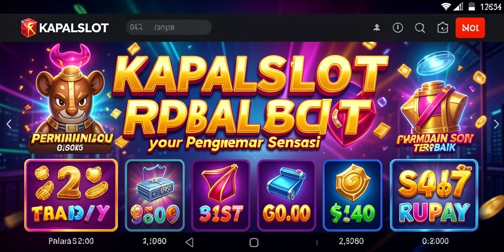 Tampilan gameplay Slot KAPALSLOT yang menarik dan menegangkan.