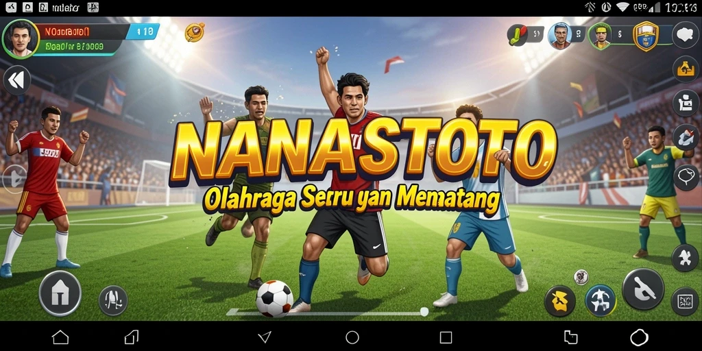 Tampilan gameplay seru dalam NANASTOTO yang memukau.
