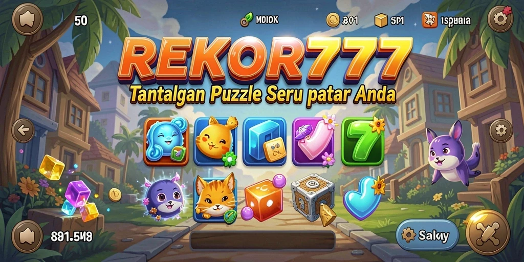 Tampilan gameplay seru dalam REKOR777 yang menantang.