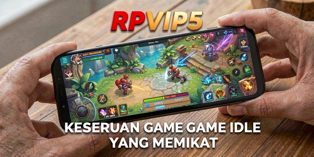 Tampilan gameplay RPVIP5 yang menarik dan menghibur dalam genre Idle.