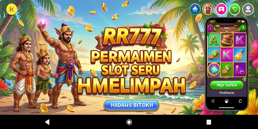 Screenshot gameplay RR777 menampilkan gulungan Slot yang penuh warna dan menarik.