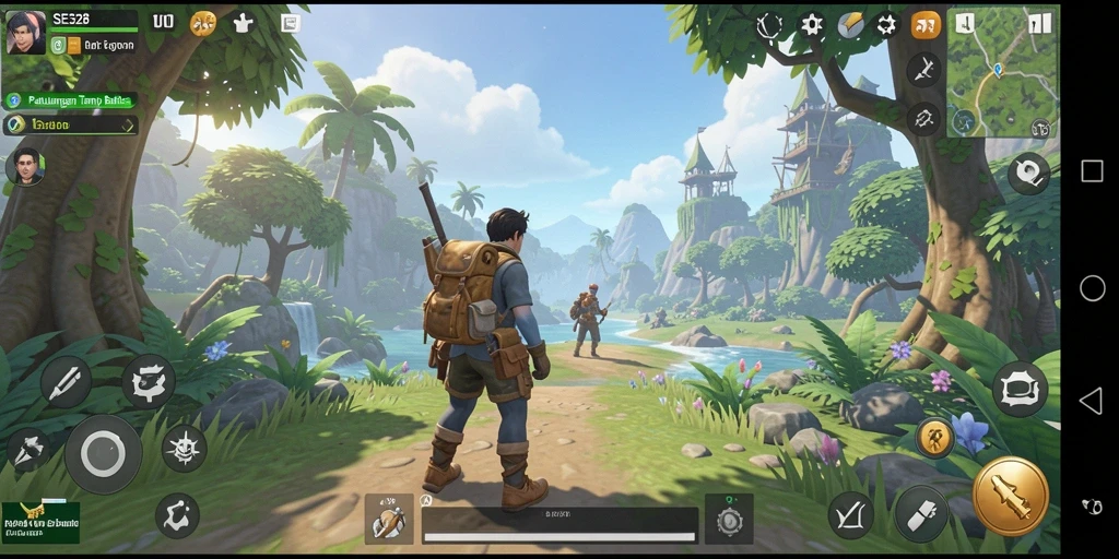 Menampilkan gameplay SE328 yang penuh petualangan di dunia terbuka.