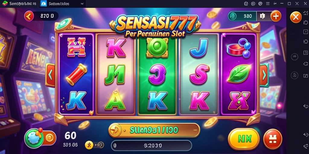 Tampilan gameplay SENSASI777 yang menarik dan penuh warna.