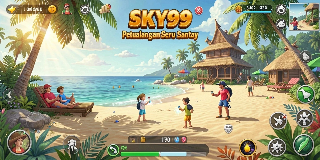Tangkapan layar gameplay SKY99 yang menggugah semangat petualangan.