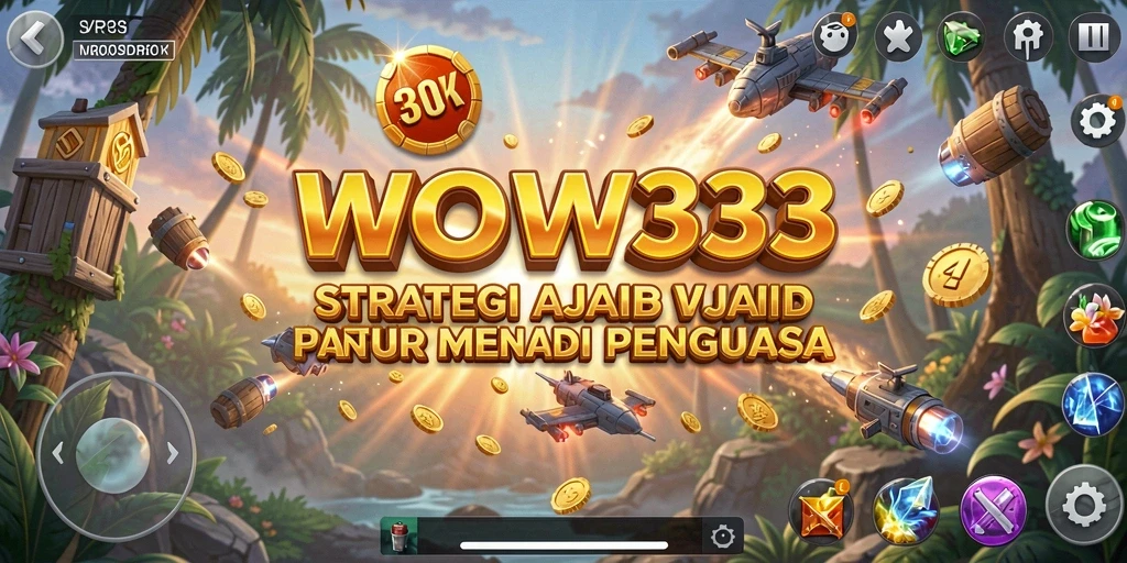Tangkapan layar WOW33 yang menampilkan pertempuran strategi yang intens.